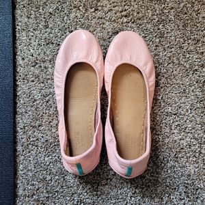 Tieks size 9 cotton candy patent leather flats